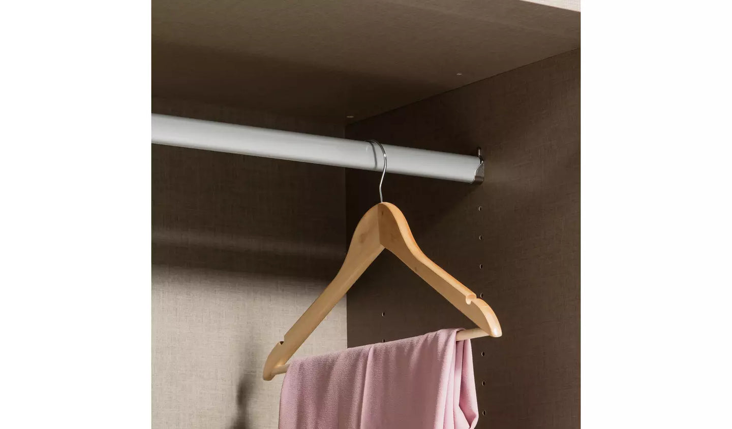 Habitat Munich 2 Door Mirror Wardrobe - Oak Effect